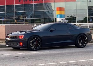Chevrolet Camaro Headlight Halo Kit - ORACLE Lighting - LED Round Style - Red - `14-`15